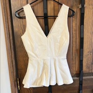 Elegant White Sleeveless Top